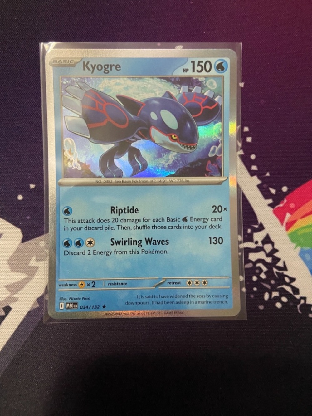 Holo Kyogre #034/132